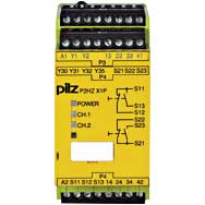 P2HZ X1P 240VAC 3n/o 1n/c 2so安全繼電器